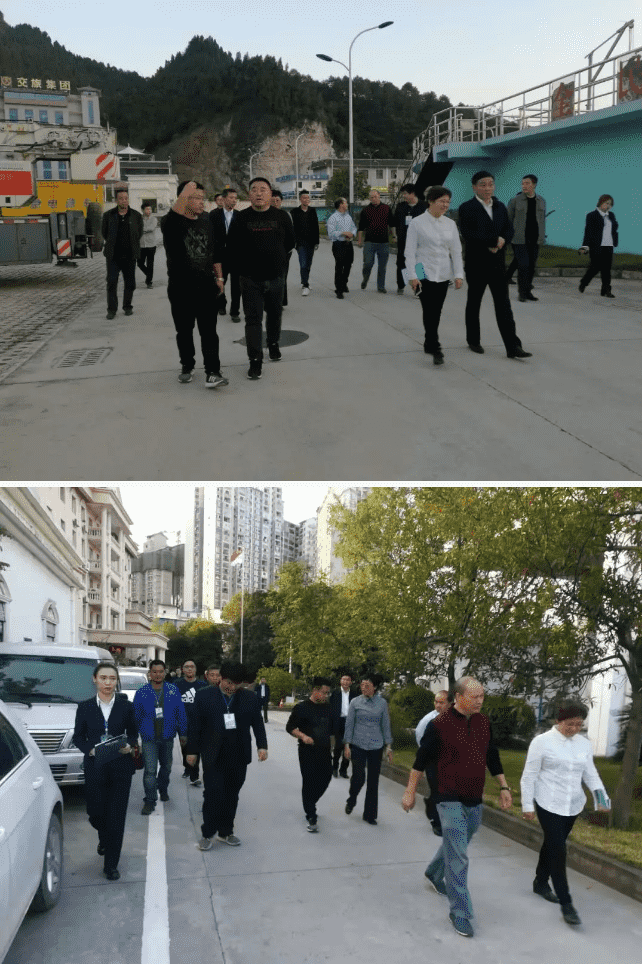 省级园林城市复查组专家莅临市污水公司检查指导工作