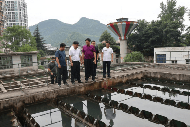 市城投集团公司党委书记、董事长蔡江到市水投公司调研各水厂生产运行及项目建设情况