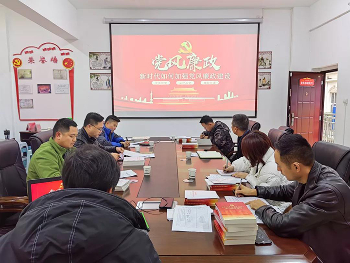 铜仁市城交集团污水综合治理公司党支部召开党风廉政建设专题党课