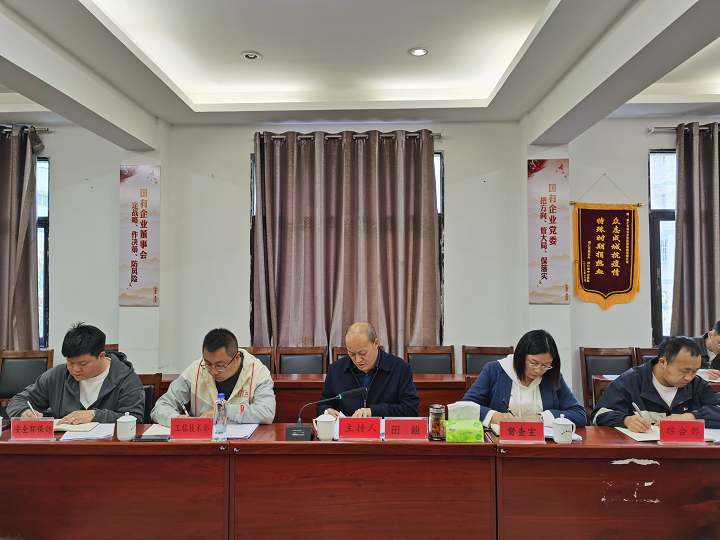 铜仁城交集团2024年第一季度建设项目复工复产工作调度会