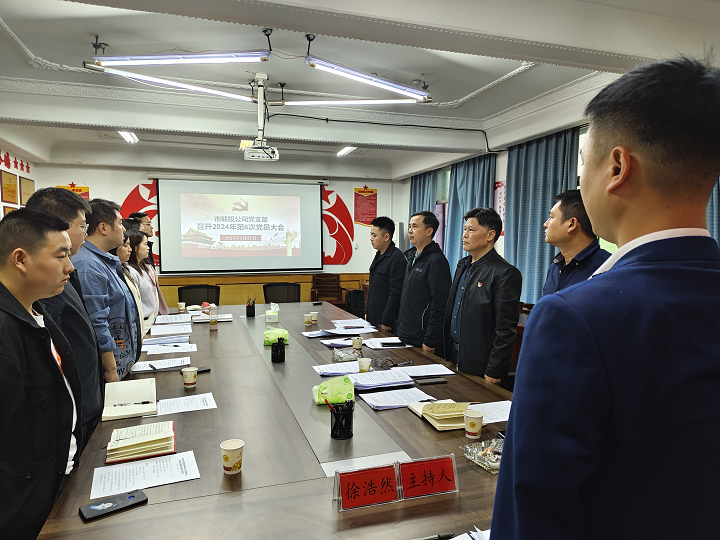 铜仁城交集团能源投资公司党支部召开换届选举党员大会