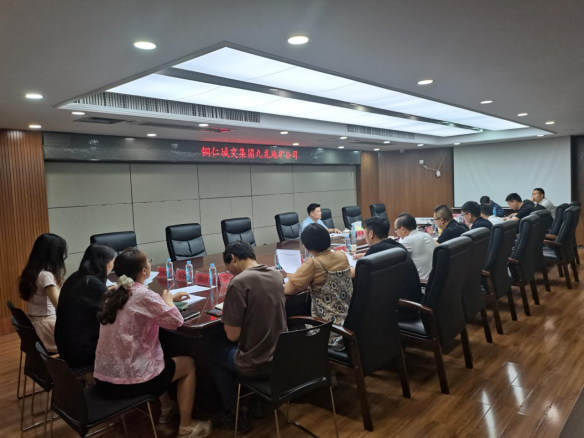 铜仁城交集团九龙地矿公司召开重点工作专题推进会