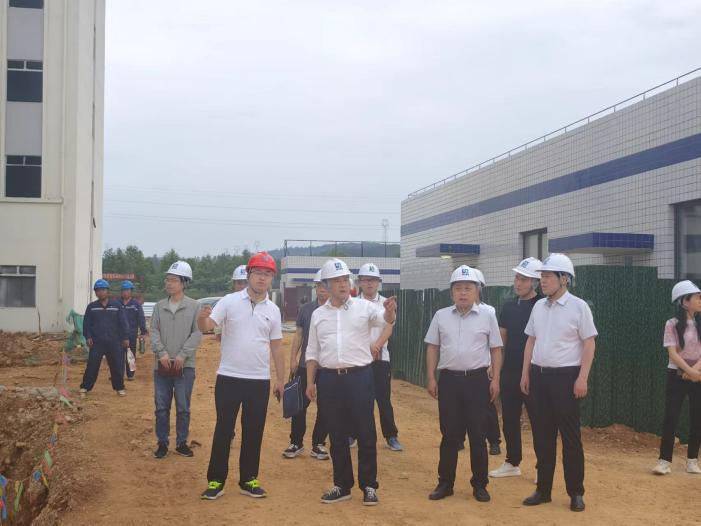 市人民政府副市长黄进一行到220kV大龙东（胜利）输变电工程项目现场调研